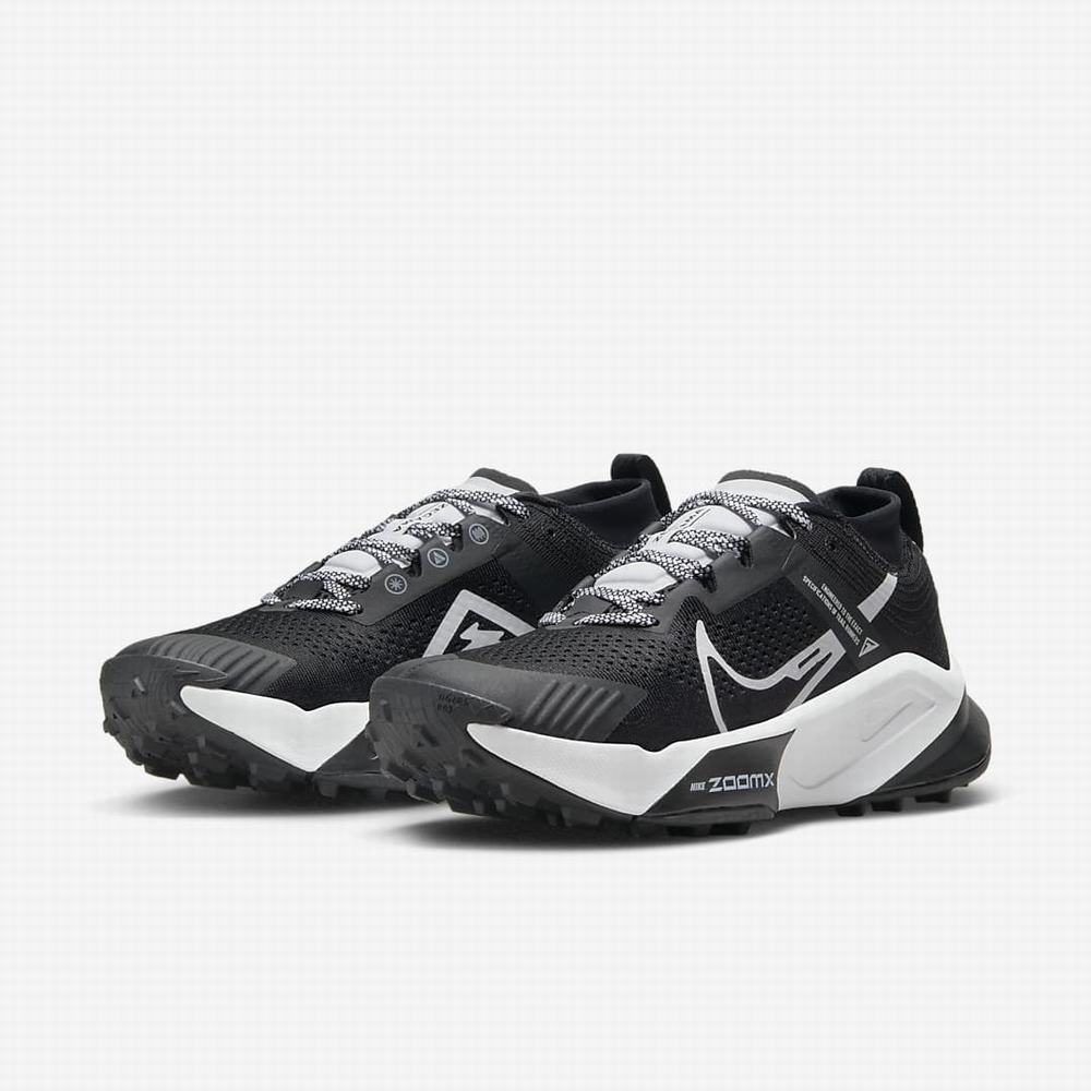 Bezecke Topanky Nike ZoomX Zegama Panske Čierne Biele | SK479821