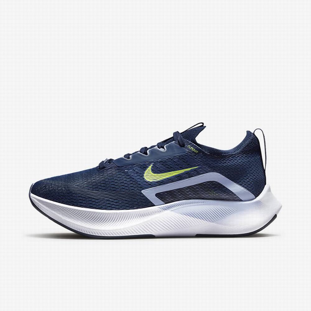 Bezecke Topanky Nike Zoom Fly 4 Damske Námornícka Modrá Svetlo | SK493081