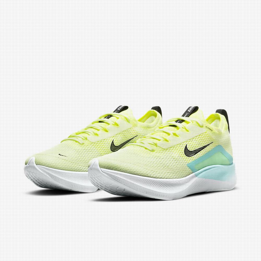 Bezecke Topanky Nike Zoom Fly 4 Damske Zelene Tyrkysové Čierne | SK705489