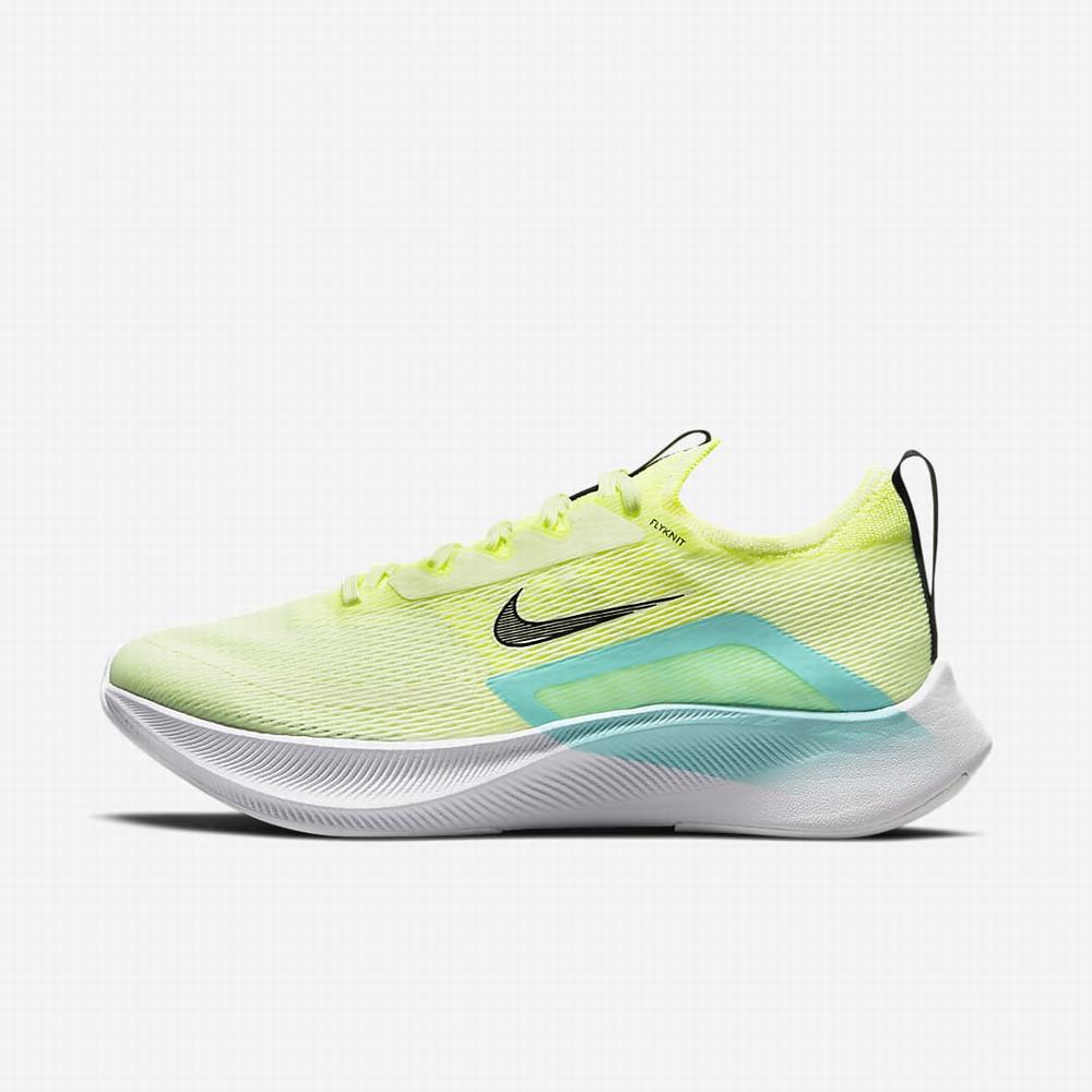 Bezecke Topanky Nike Zoom Fly 4 Damske Zelene Tyrkysové Čierne | SK705489