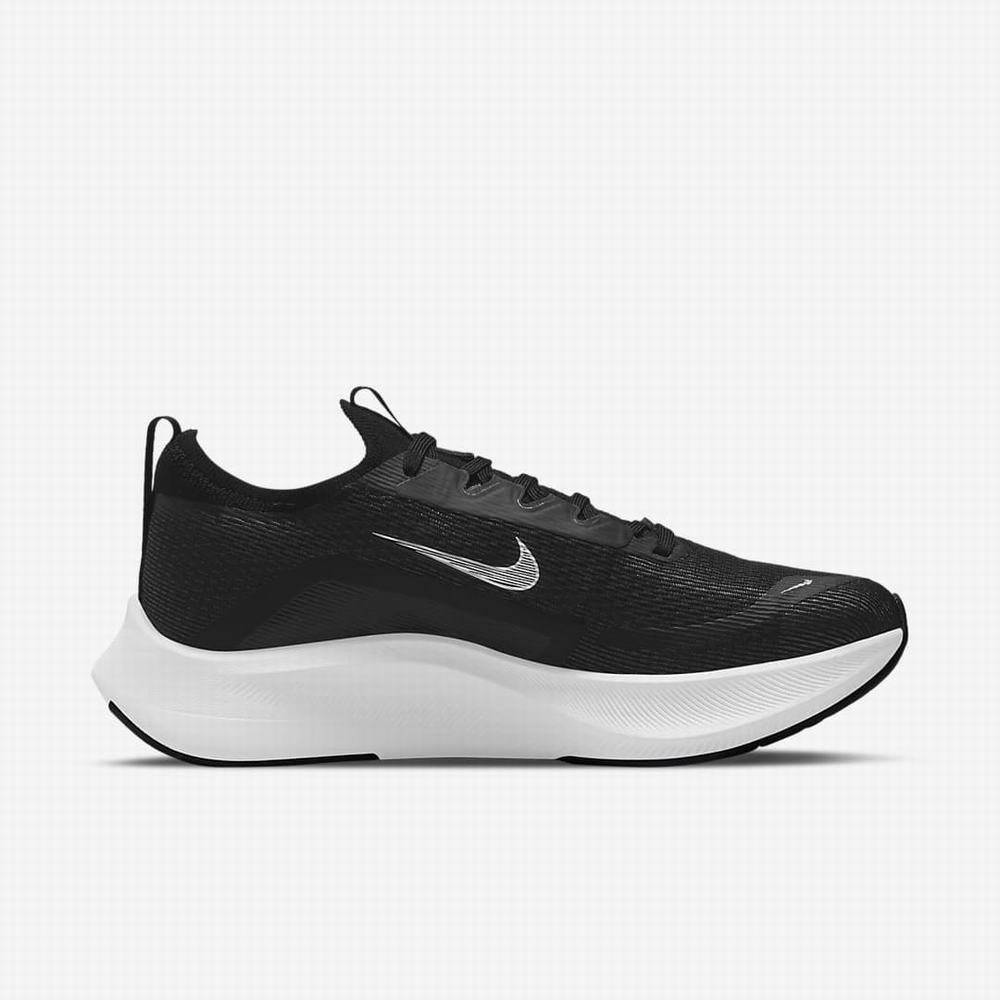 Bezecke Topanky Nike Zoom Fly 4 Damske Čierne Tmavo Siva Biele | SK176320