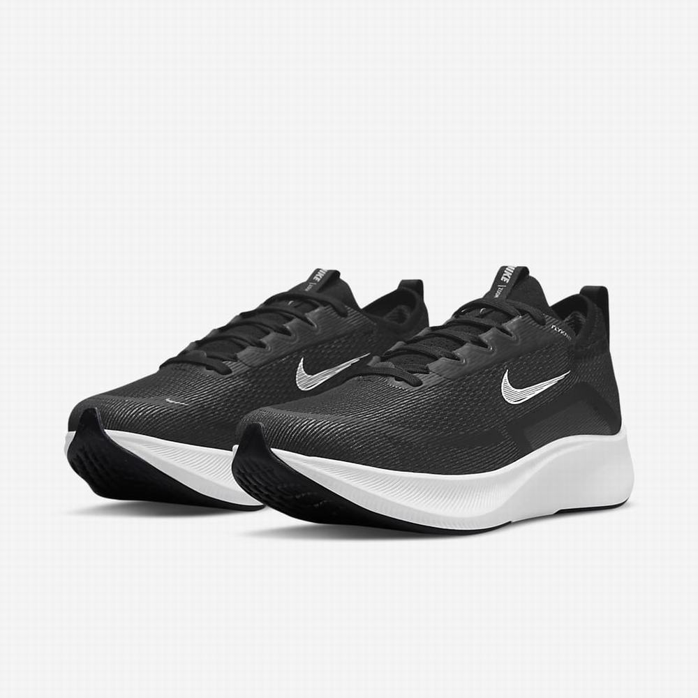 Bezecke Topanky Nike Zoom Fly 4 Damske Čierne Tmavo Siva Biele | SK176320