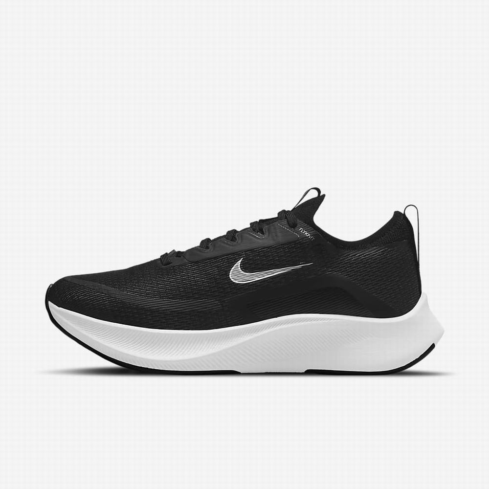 Bezecke Topanky Nike Zoom Fly 4 Damske Čierne Tmavo Siva Biele | SK176320