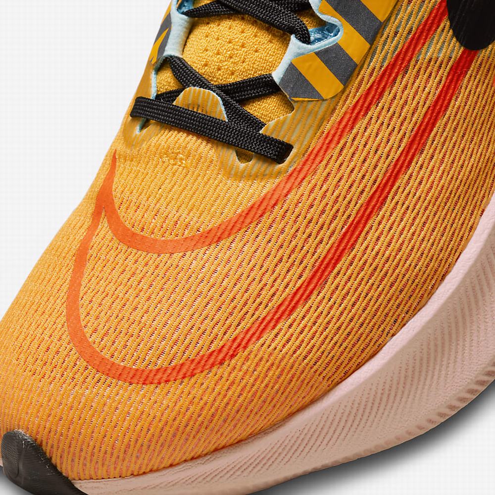 Bezecke Topanky Nike Zoom Fly 4 Panske Zlate Oranžové Čierne | SK436810