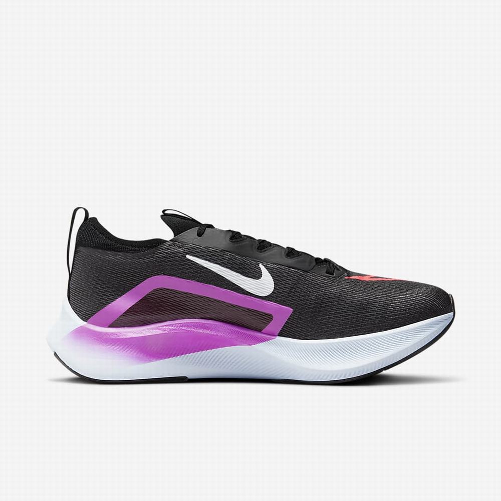 Bezecke Topanky Nike Zoom Fly 4 Panske Čierne Tmavo Siva Nachový Čierne | SK125364