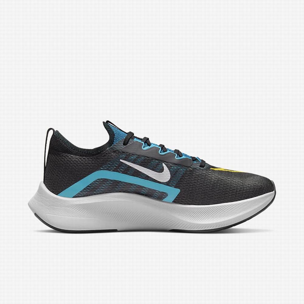 Bezecke Topanky Nike Zoom Fly 4 Panske Čierne Modre Biele | SK702836