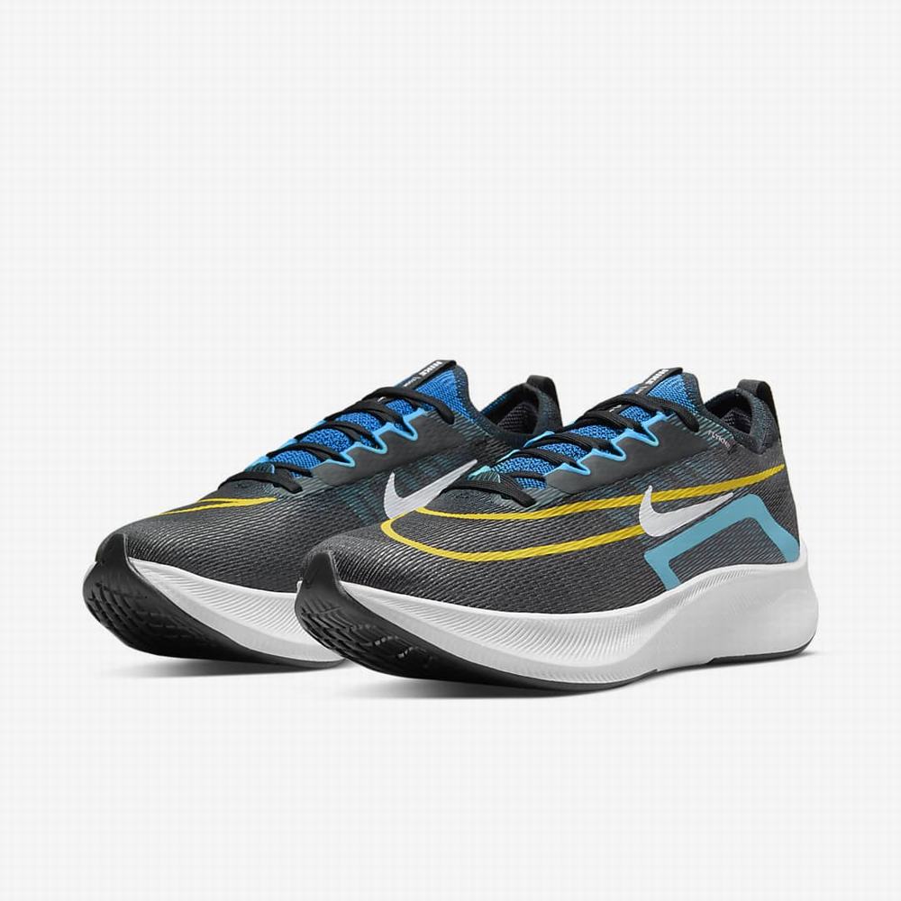 Bezecke Topanky Nike Zoom Fly 4 Panske Čierne Modre Biele | SK702836