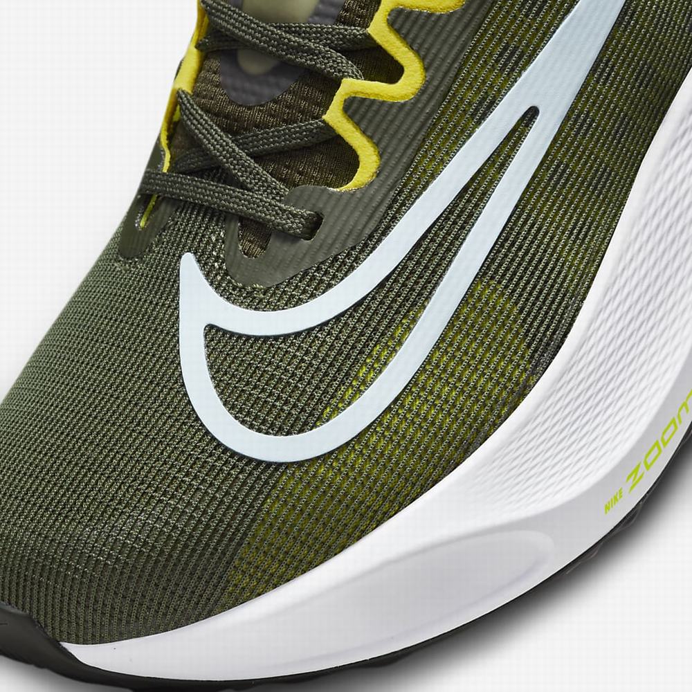 Bezecke Topanky Nike Zoom Fly 5 Panske Hnedožltý Žlté Biele Modre | SK937280