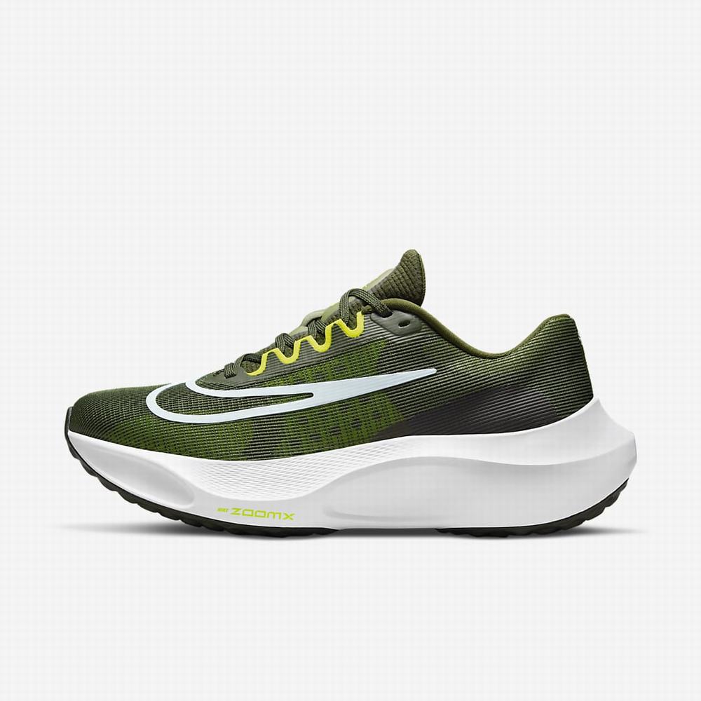 Bezecke Topanky Nike Zoom Fly 5 Panske Hnedožltý Žlté Biele Modre | SK937280