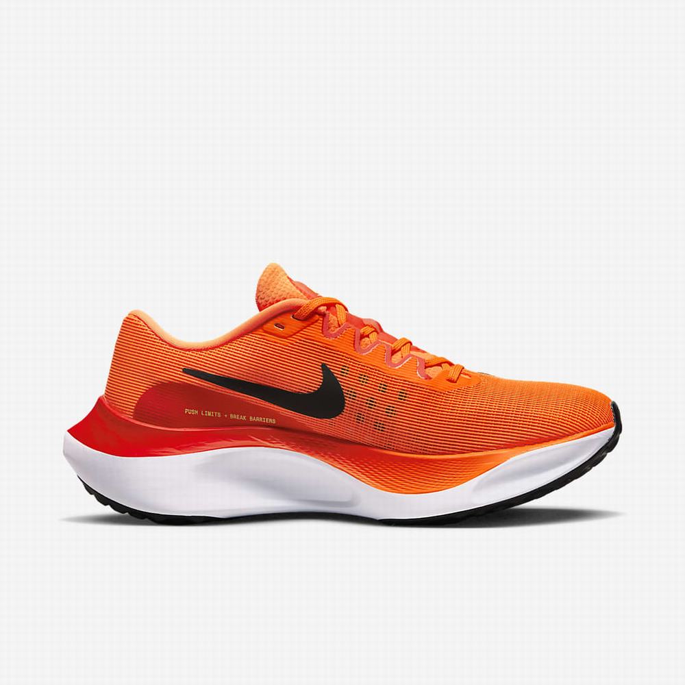 Bezecke Topanky Nike Zoom Fly 5 Panske Oranžové Svetlo Červené Biele Čierne | SK564730