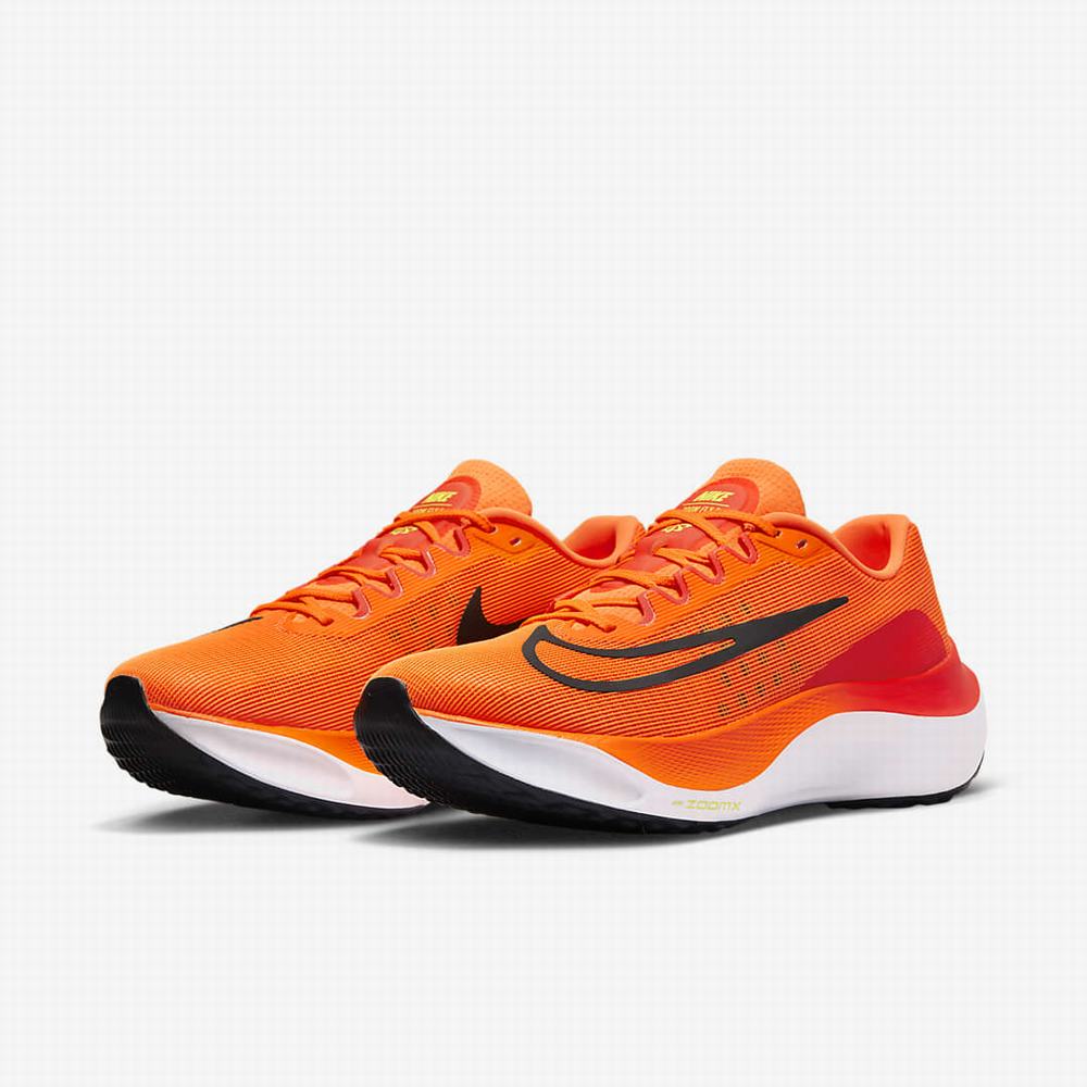 Bezecke Topanky Nike Zoom Fly 5 Panske Oranžové Svetlo Červené Biele Čierne | SK564730