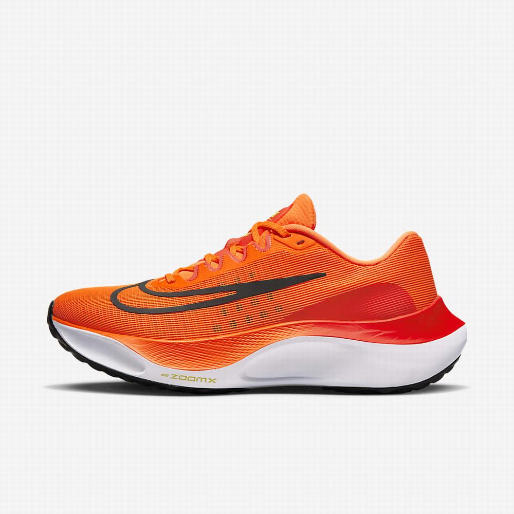 Bezecke Topanky Nike Zoom Fly 5 Panske Oranžové Svetlo Červené Biele Čierne | SK564730