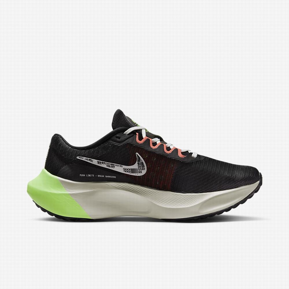 Bezecke Topanky Nike Zoom Fly 5 Panske Čierne Zelene Biele | SK459871