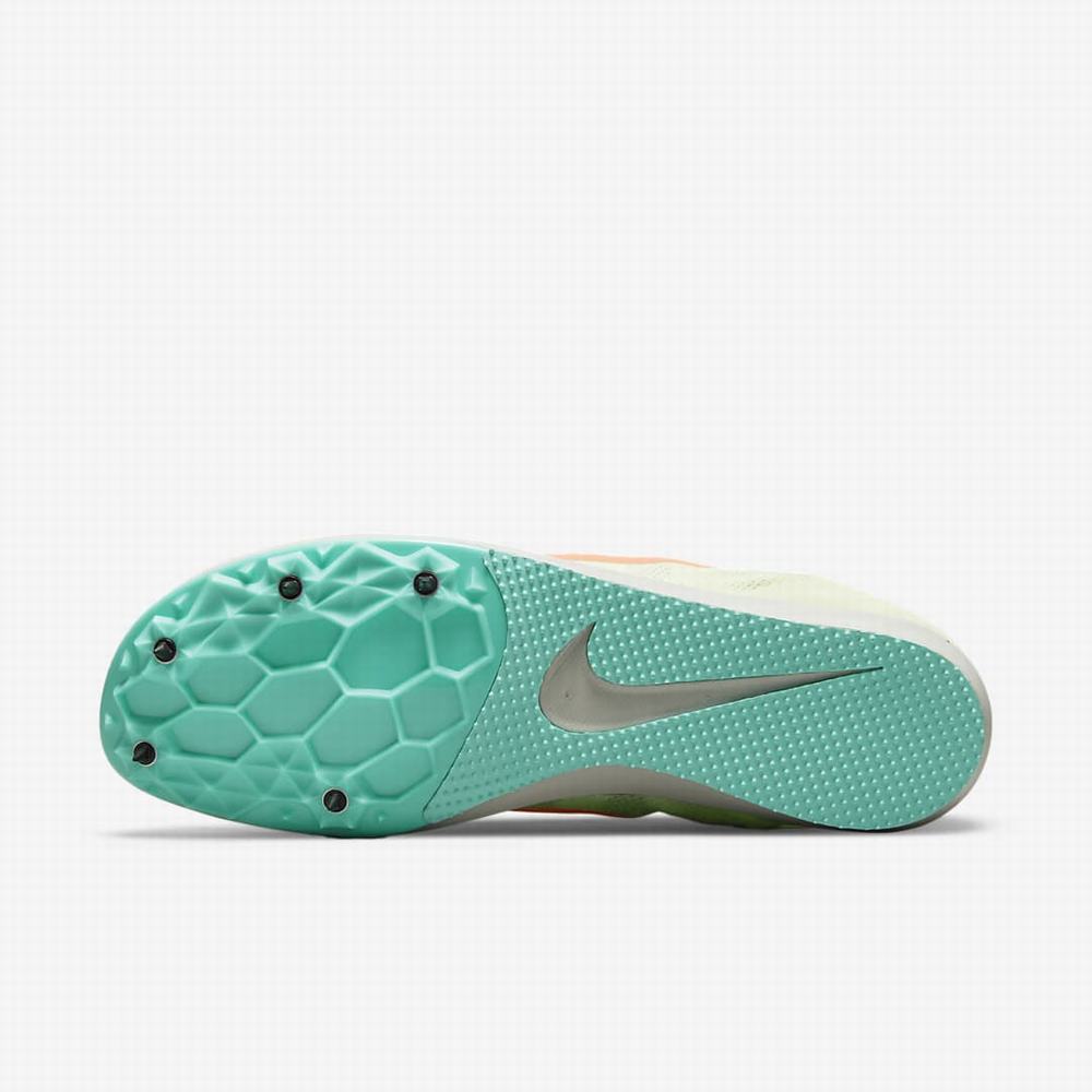 Bezecke Topanky Nike Zoom Rival D 10 Damske Zelene Tyrkysové Oranžové | SK065184