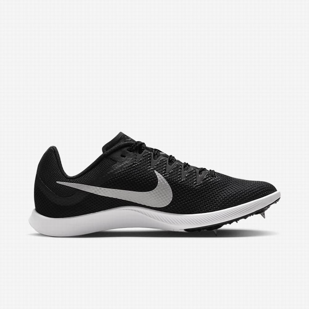 Bezecke Topanky Nike Zoom Rival Damske Čierne Tmavo Siva Svetlo Siva Metal Strieborne | SK528347