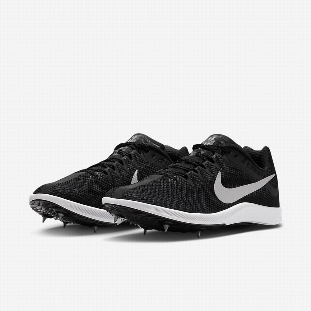 Bezecke Topanky Nike Zoom Rival Damske Čierne Tmavo Siva Svetlo Siva Metal Strieborne | SK528347