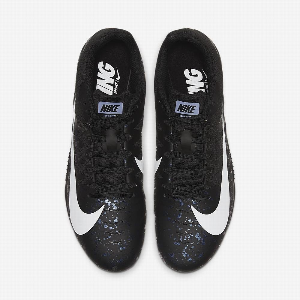 Bezecke Topanky Nike Zoom Rival S 9 Damske Čierne Indigo Biele | SK142376