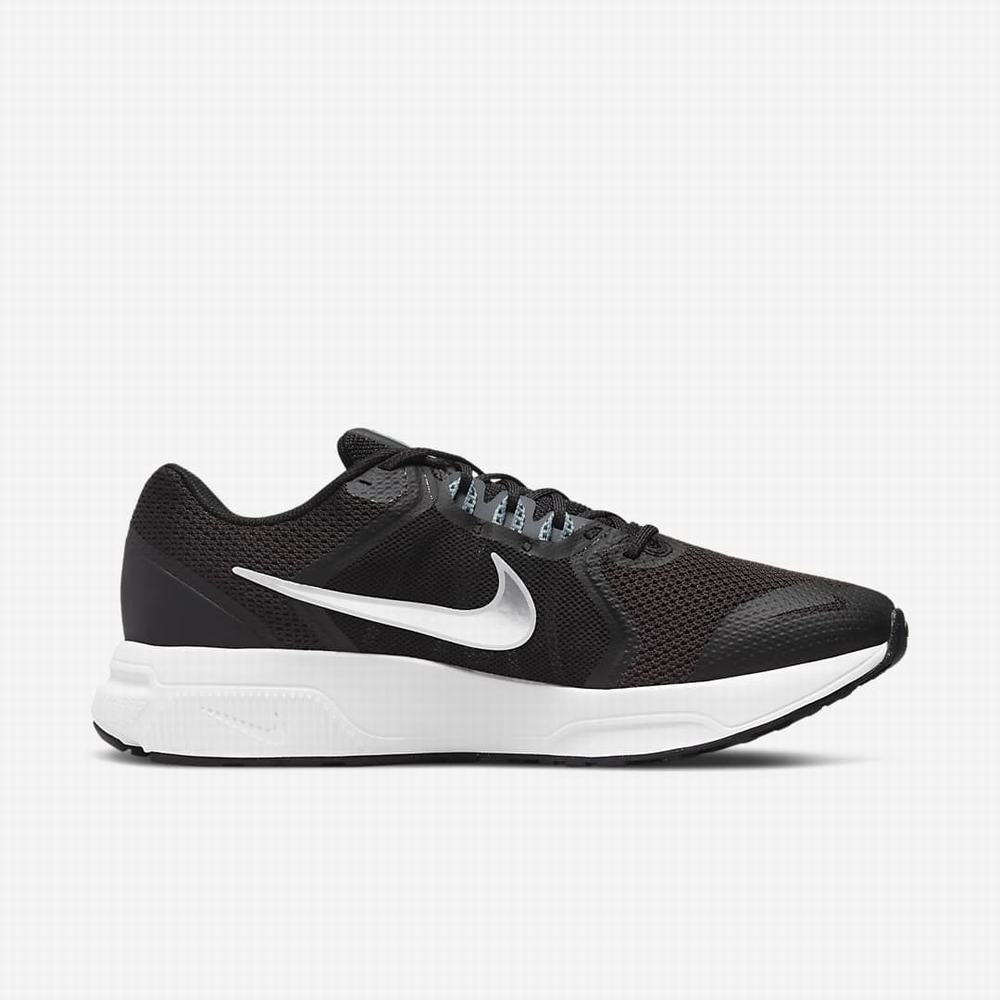 Bezecke Topanky Nike Zoom Span 4 Panske Čierne Metal Siva Siva Metal Strieborne | SK985240