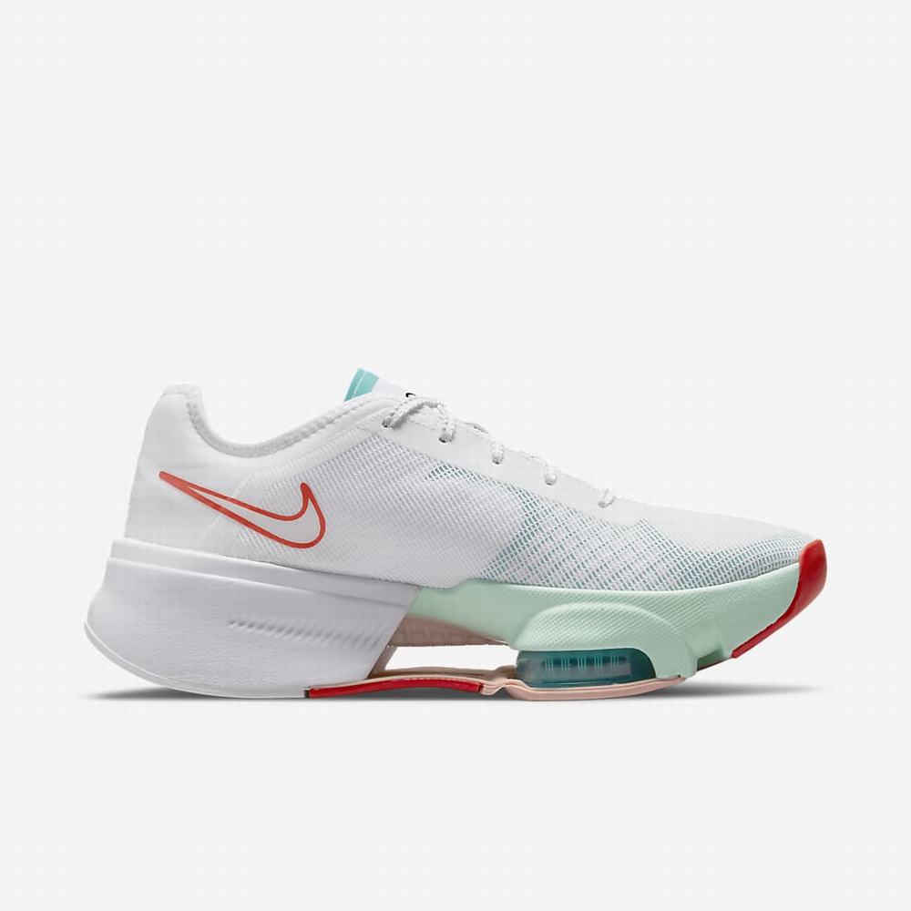 Botasky Nike Air Zoom SuperRep 3 Damske Biele Modre Svetlomodrá Tyrkysové Zelene Čierne | SK918236