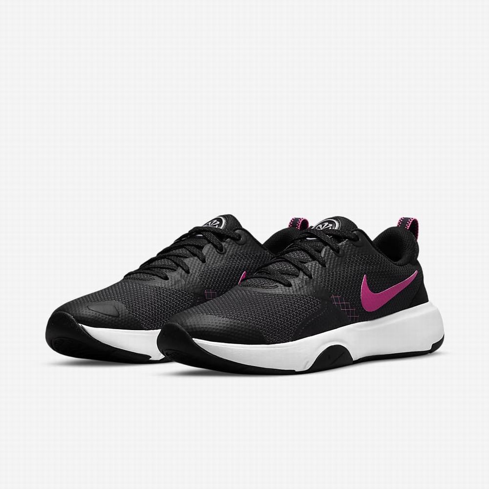 Botasky Nike City Rep TR Damske Čierne Nachový Ruzove | SK592470