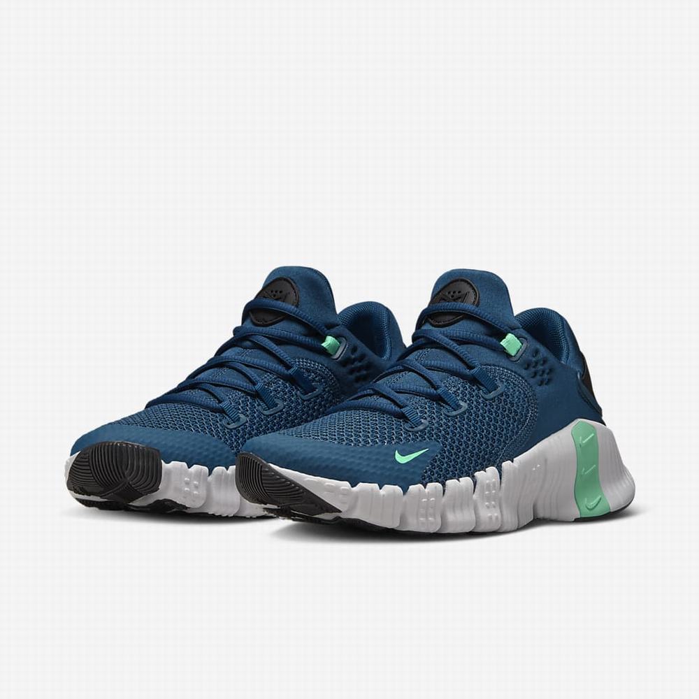 Botasky Nike Free Metcon 4 Damske Modre Čierne Zelene | SK270386