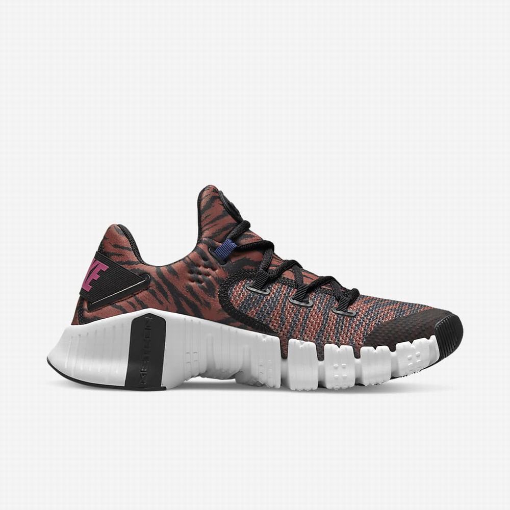 Botasky Nike Free Metcon 4 Damske Čierne Oranžové Ruzove | SK528371