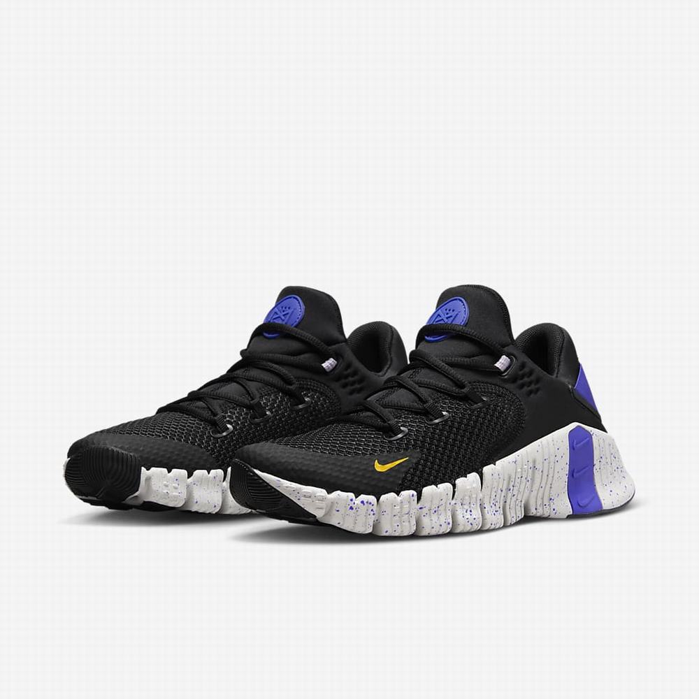 Botasky Nike Free Metcon 4 Damske Čierne Žlté | SK814279