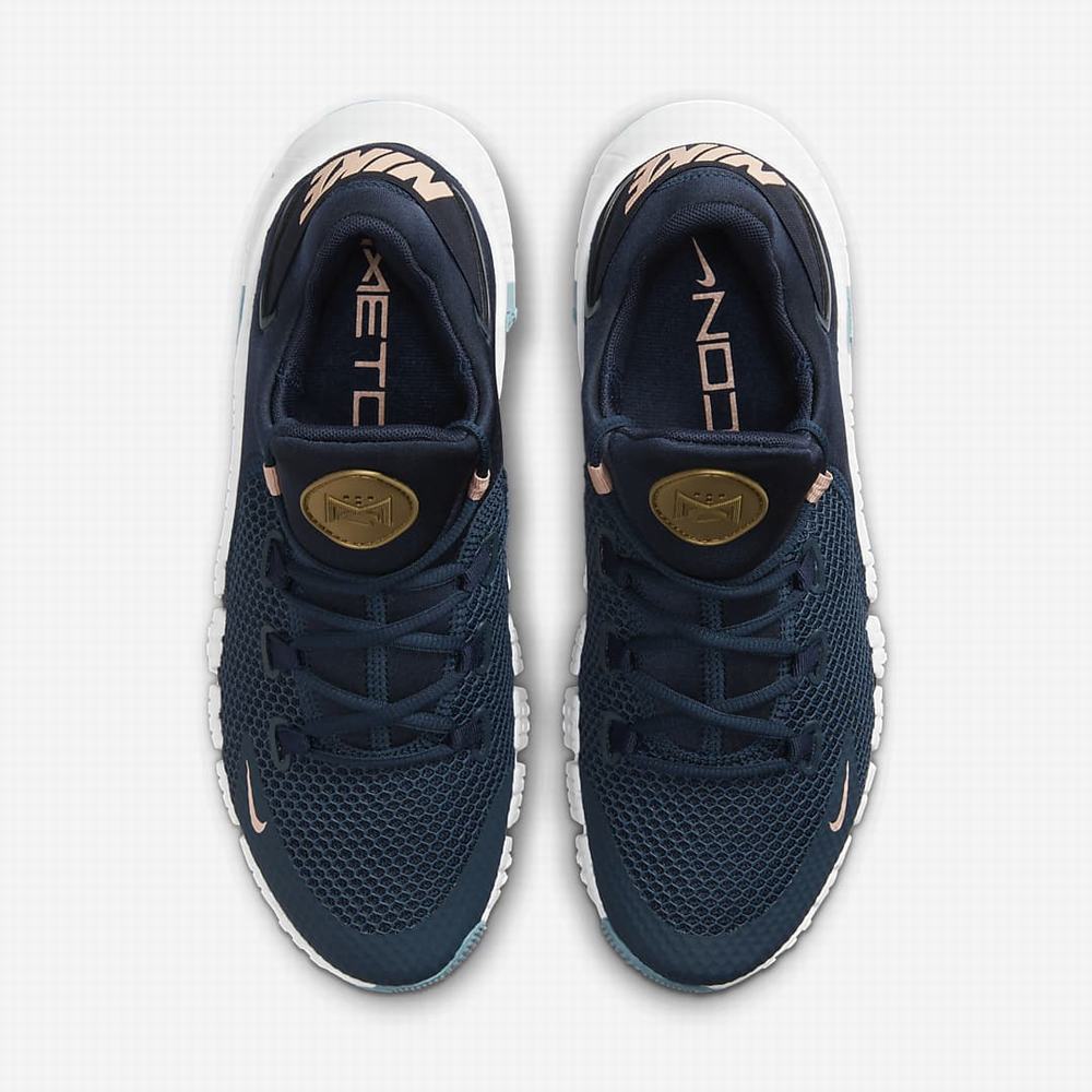 Botasky Nike Free Metcon 4 Panske Námornícka Modrá Obsidian Oranžové | SK018546