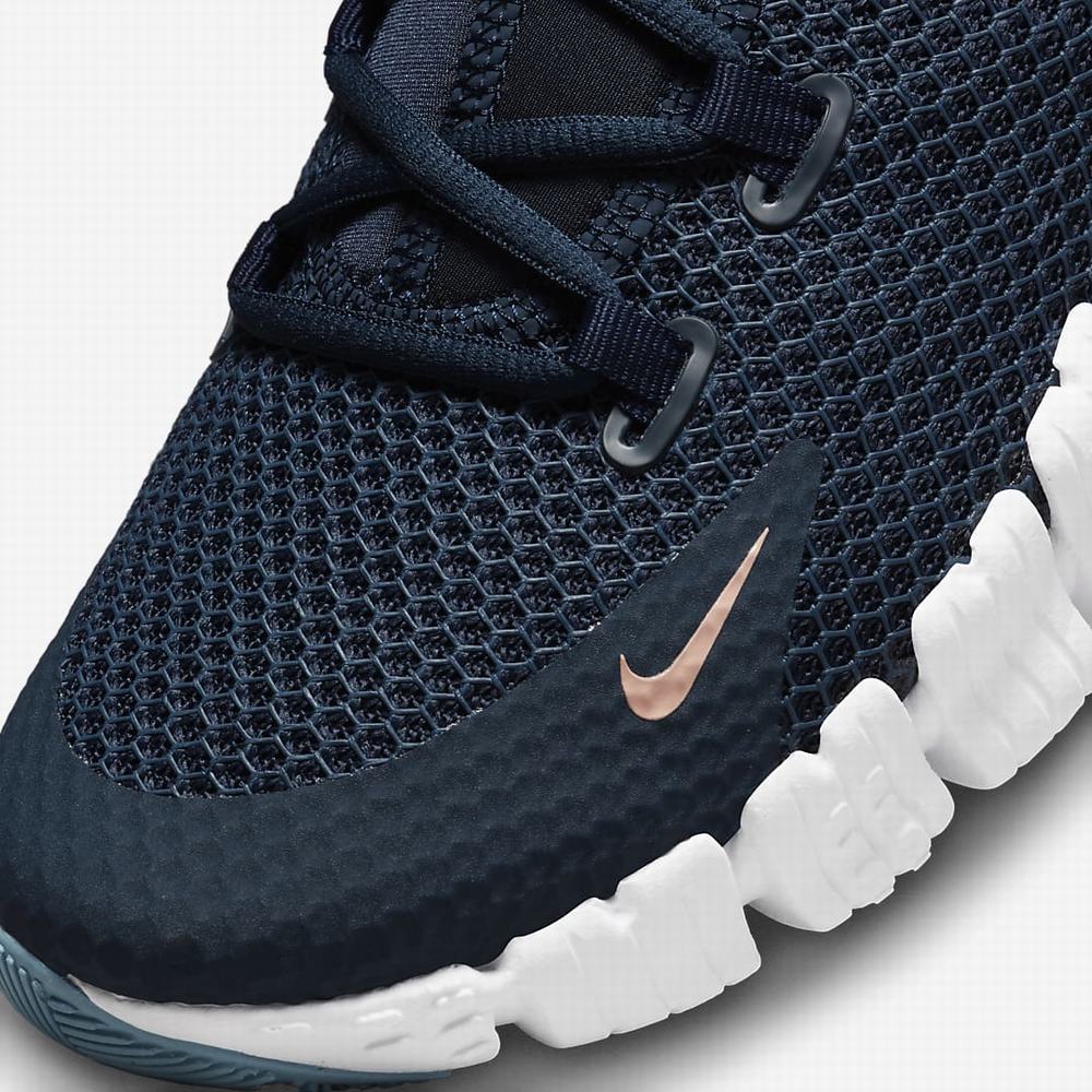 Botasky Nike Free Metcon 4 Panske Námornícka Modrá Obsidian Oranžové | SK018546