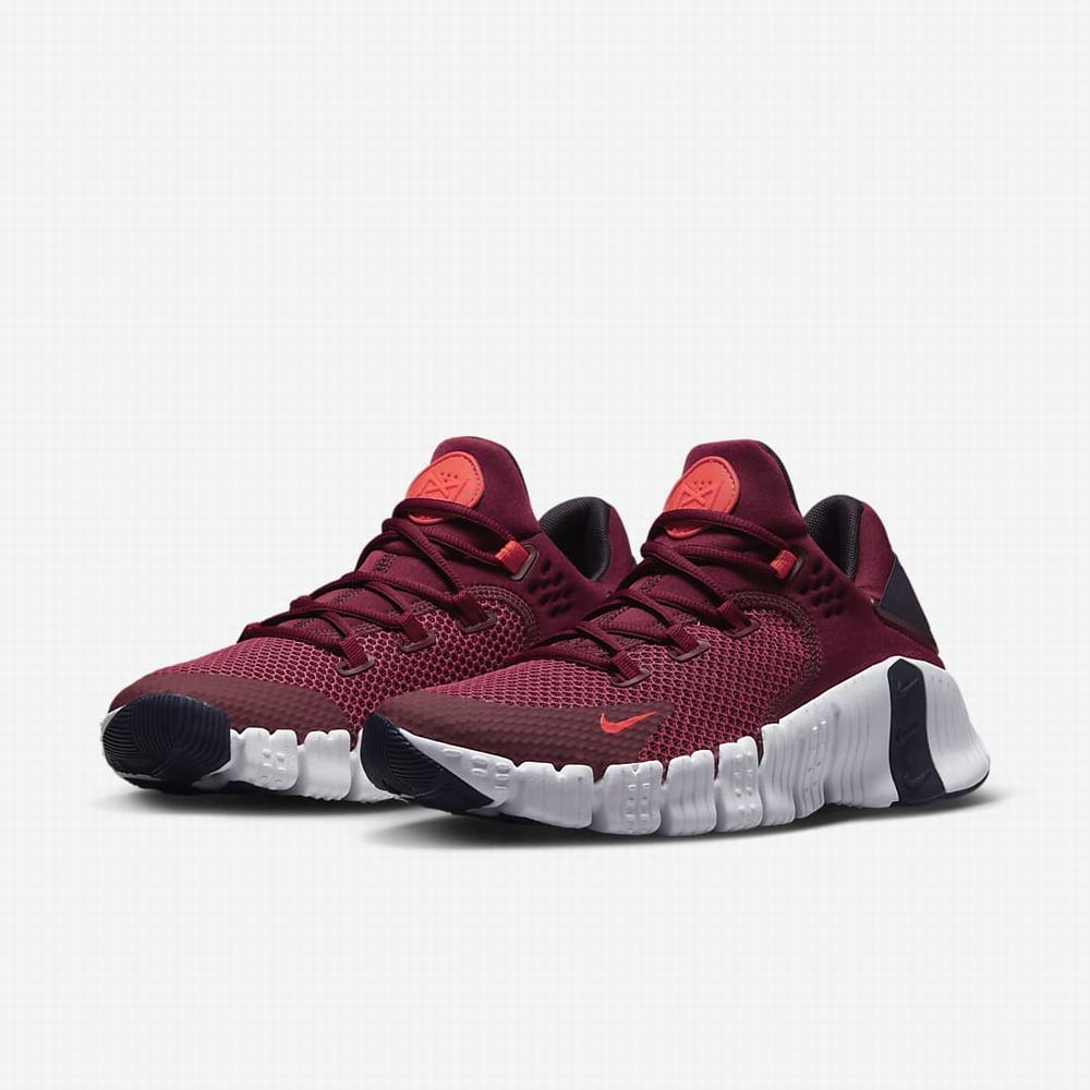 Botasky Nike Free Metcon 4 Panske Červené Nachový Svetlo Červené | SK382154