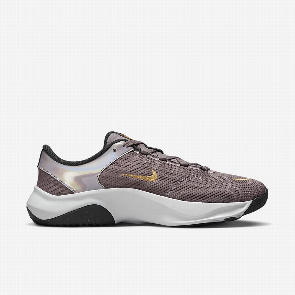 Botasky Nike Legend Essential 3 Next Nature Premium Damske Nachový Tmavo Siva Metal Meď Metal Zlate | SK741962