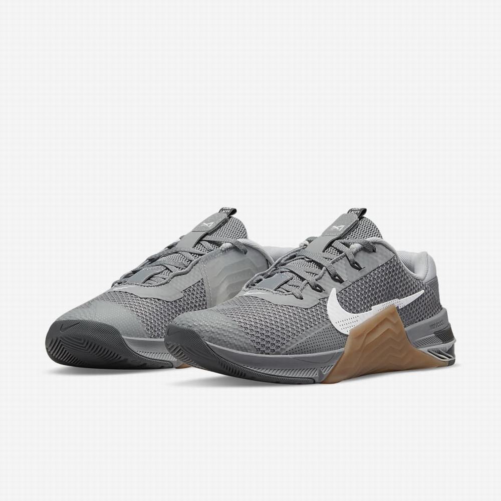 Botasky Nike Metcon 7 Panske Siva Hnede Tmavo Siva Biele | SK140628