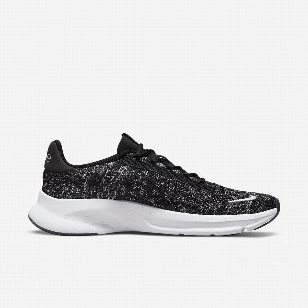 Botasky Nike SuperRep Go 3 Next Nature Flyknit Panske Čierne Tmavo Siva Biele Platina | SK175906