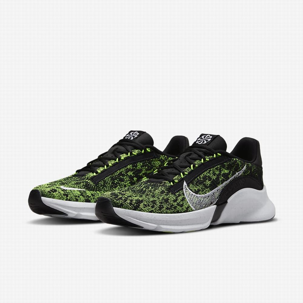 Botasky Nike SuperRep Go 3 Next Nature Flyknit Panske Čierne Biele | SK639705