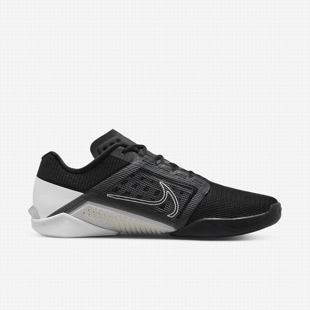 Botasky Nike Zoom Metcon Turbo 2 Panske Čierne Biele Tmavo Siva Metal Siva | SK513974