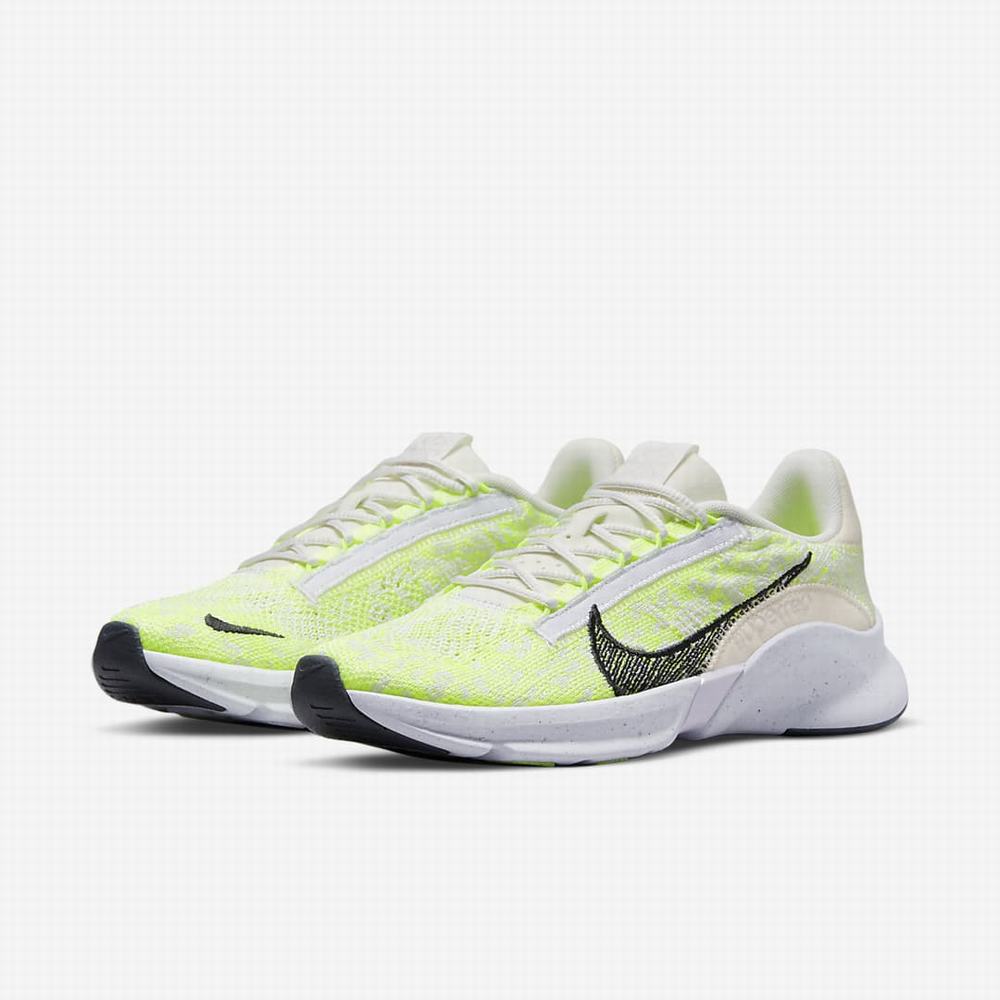 Fitness Tenisky Nike SuperRep Go 3 Flyknit Next Nature Damske Biele Tmavo Siva | SK978163