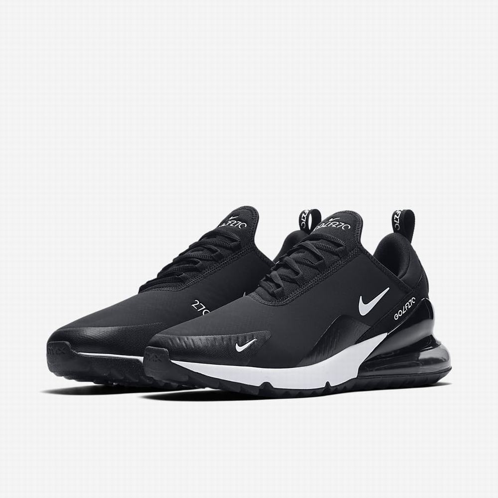 Golfove Topanky Nike Air Max 270 G Damske Čierne Biele | SK862974