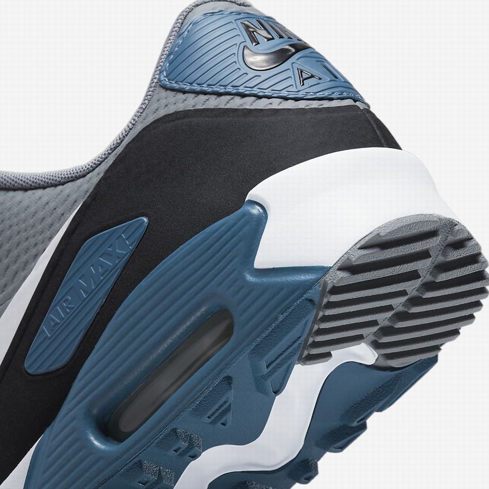 Golfove Topanky Nike Air Max 90 G Damske Siva Čierne Biele | SK027648