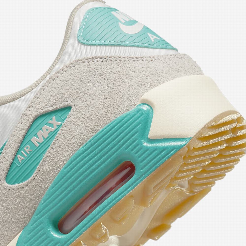 Golfove Topanky Nike Air Max 90 G Damske Béžové Biele Svetlo Hnede Modre Svetlomodrá Tyrkysové | SK094376