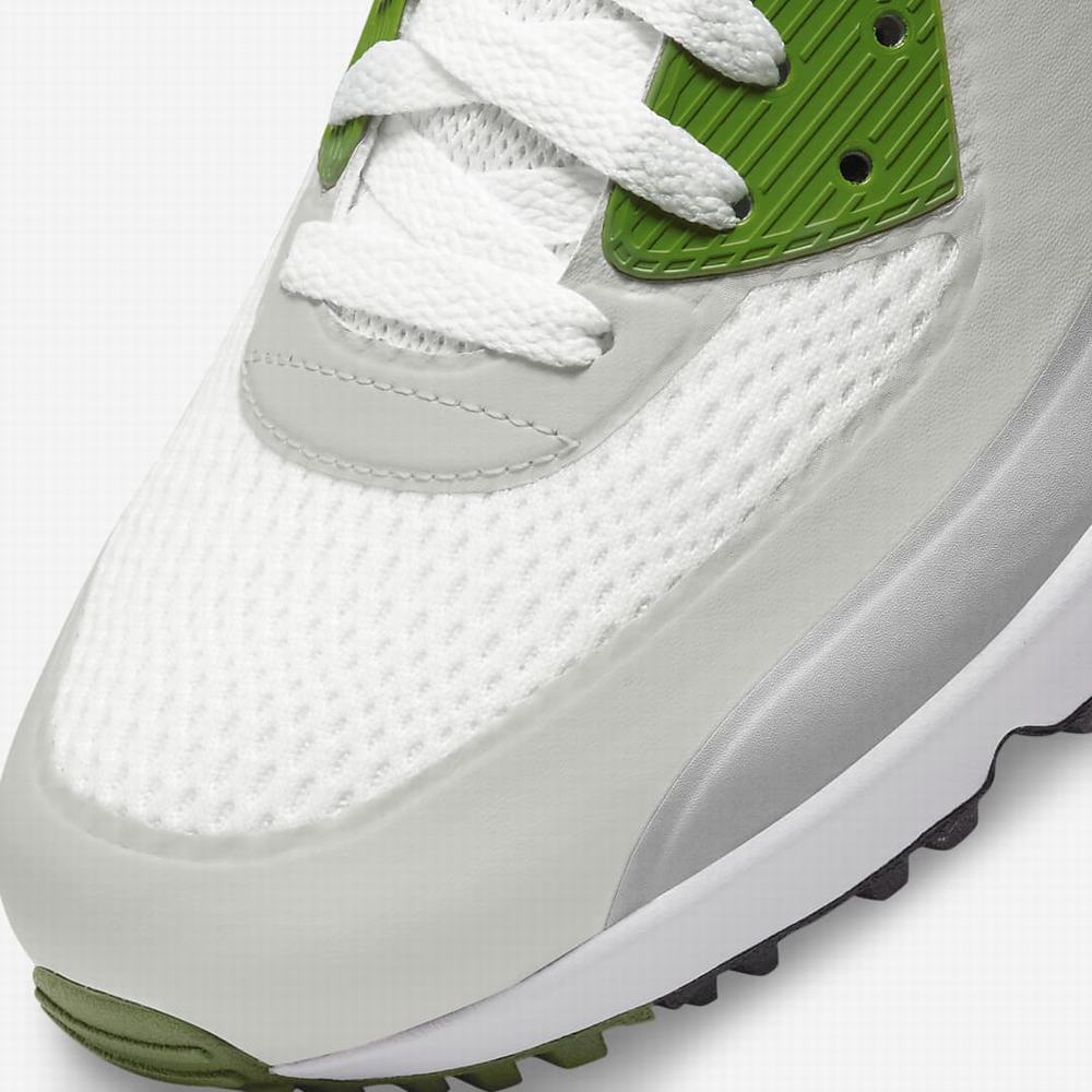 Golfove Topanky Nike Air Max 90 G Damske Biele Svetlo Siva Siva Siva | SK205781