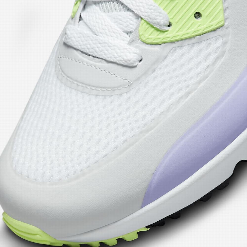 Golfove Topanky Nike Air Max 90 G Damske Biele Nachový Čierne | SK672349