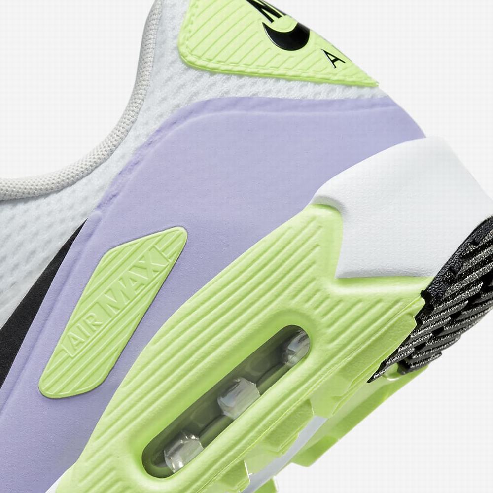 Golfove Topanky Nike Air Max 90 G Panske Biele Nachový Čierne | SK251079