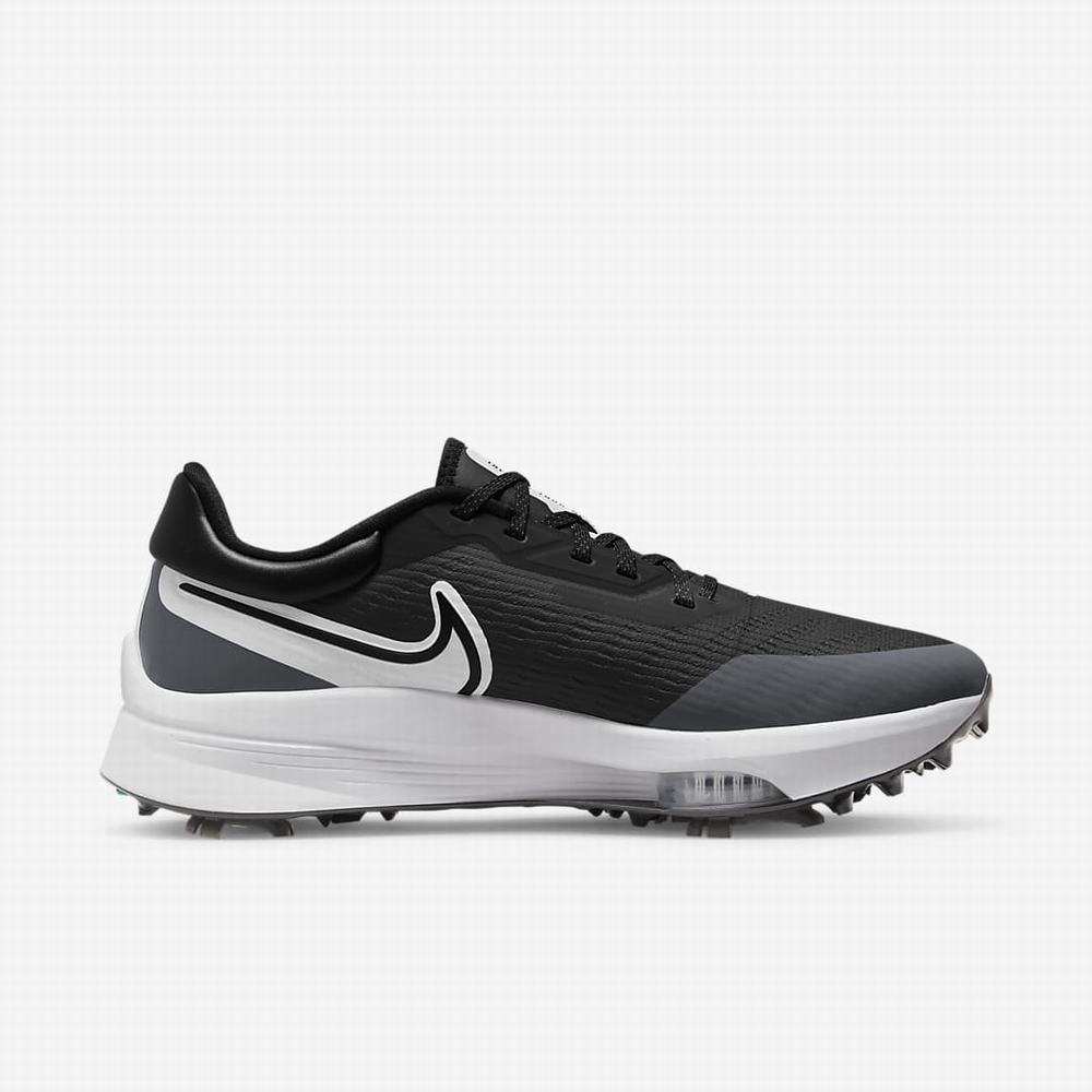 Golfove Topanky Nike Air Zoom Infinity Tour NEXT% Panske Čierne Siva Tyrkysové Biele | SK028745