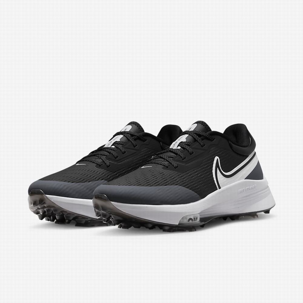 Golfove Topanky Nike Air Zoom Infinity Tour NEXT% Panske Čierne Siva Tyrkysové Biele | SK028745