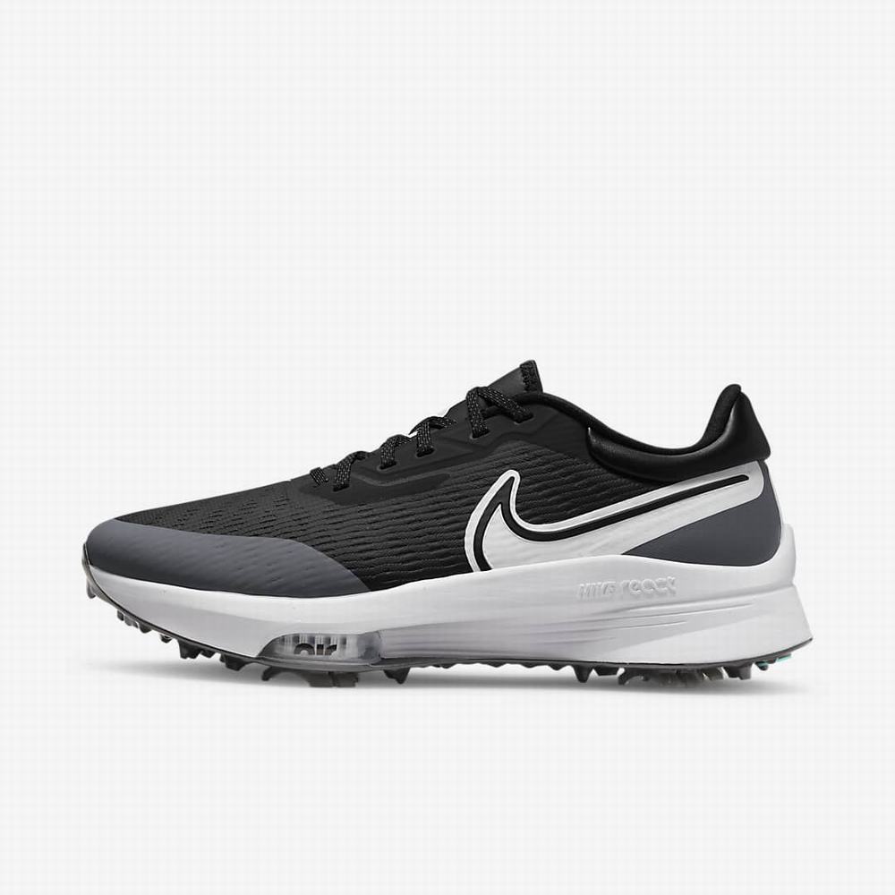 Golfove Topanky Nike Air Zoom Infinity Tour NEXT% Panske Čierne Siva Tyrkysové Biele | SK028745