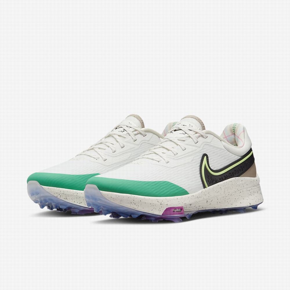 Golfove Topanky Nike Air Zoom Infinity Tour NEXT% NRG Panske Béžové Zelene Čierne | SK041932