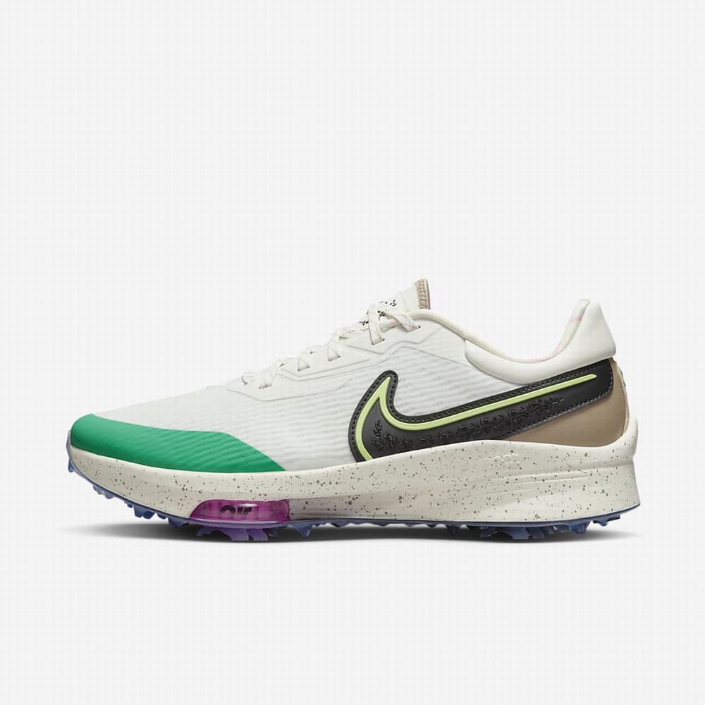 Golfove Topanky Nike Air Zoom Infinity Tour NEXT% NRG Panske Béžové Zelene Čierne | SK041932