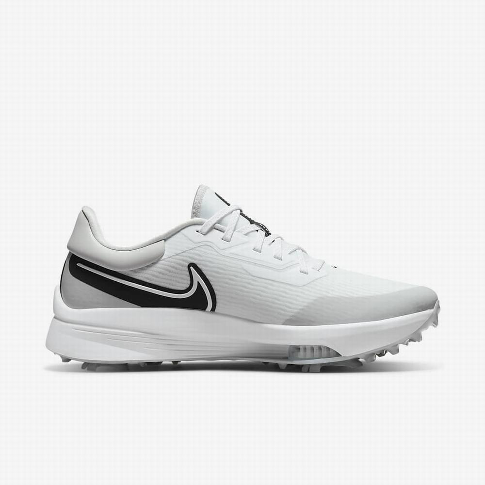 Golfove Topanky Nike Air Zoom Infinity Tour NEXT% Panske Biele Siva Tyrkysové Čierne | SK042731