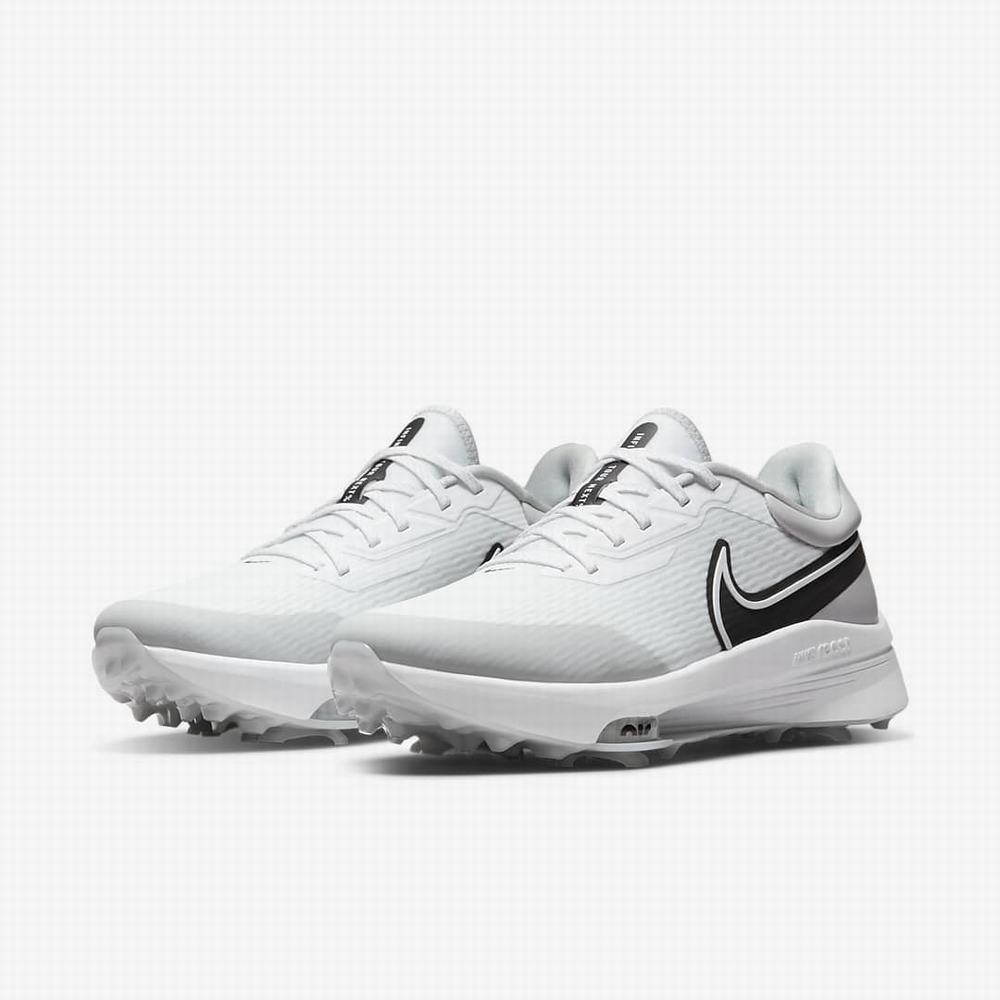 Golfove Topanky Nike Air Zoom Infinity Tour NEXT% Panske Biele Siva Tyrkysové Čierne | SK042731