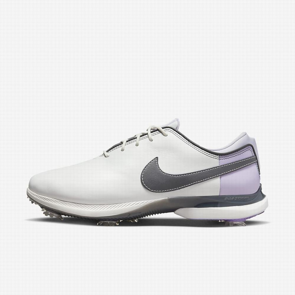 Golfove Topanky Nike Air Zoom Victory Tour 2 Panske Biele Nachový Siva | SK580326